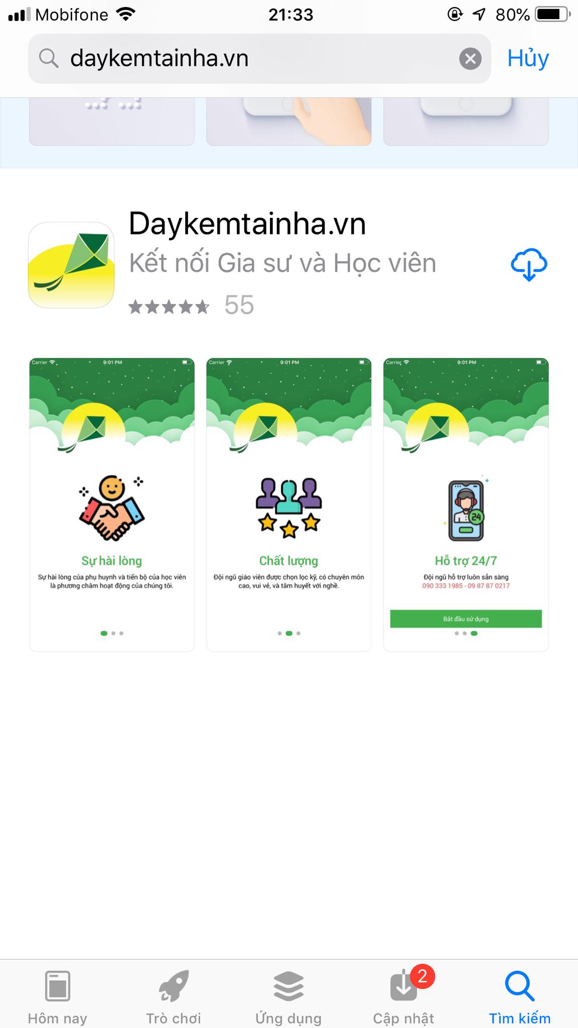App Daykemtainha.vn 1