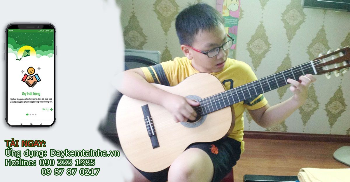 Gia sư dạy đàn Guitar tại nhà