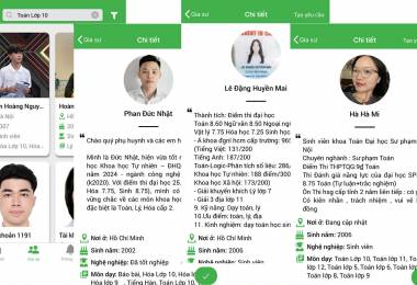 Gia sư Toán lớp 10 chất lượng cao
