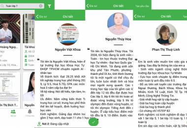 Gia sư Toán lớp 7 chất lượng cao
