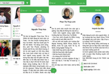 Gia sư Toán lớp 8 chất lượng cao