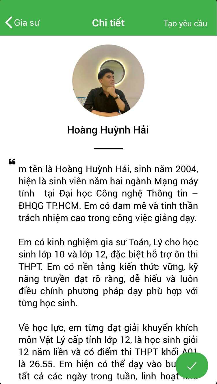 Gia sư Toán 1