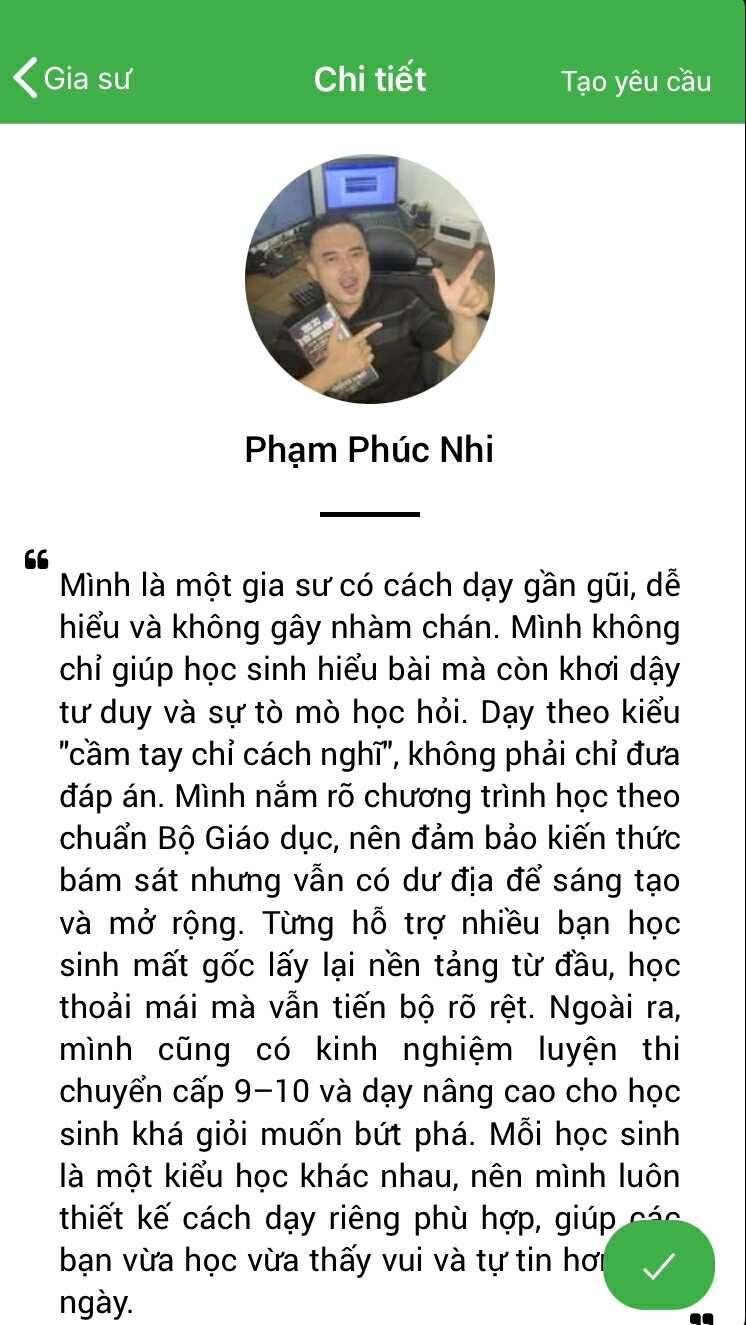Gia sư Toán 15