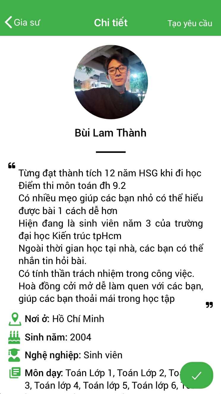Gia sư Toán 16