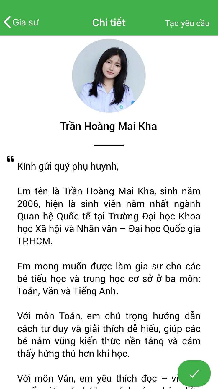 Gia sư Toán 16