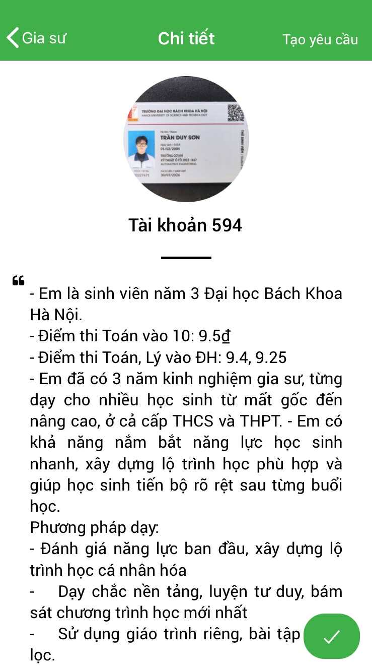 Gia sư Toán 3