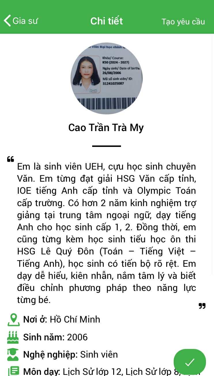 Gia sư Toán 5