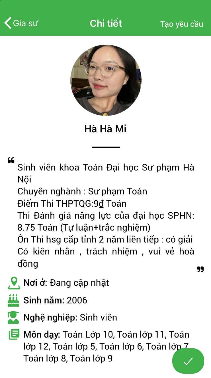 Gia sư Toán 6