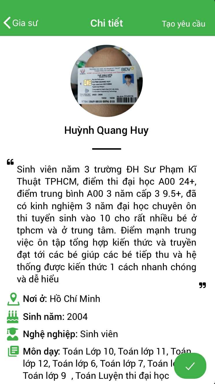 Gia sư Toán 7