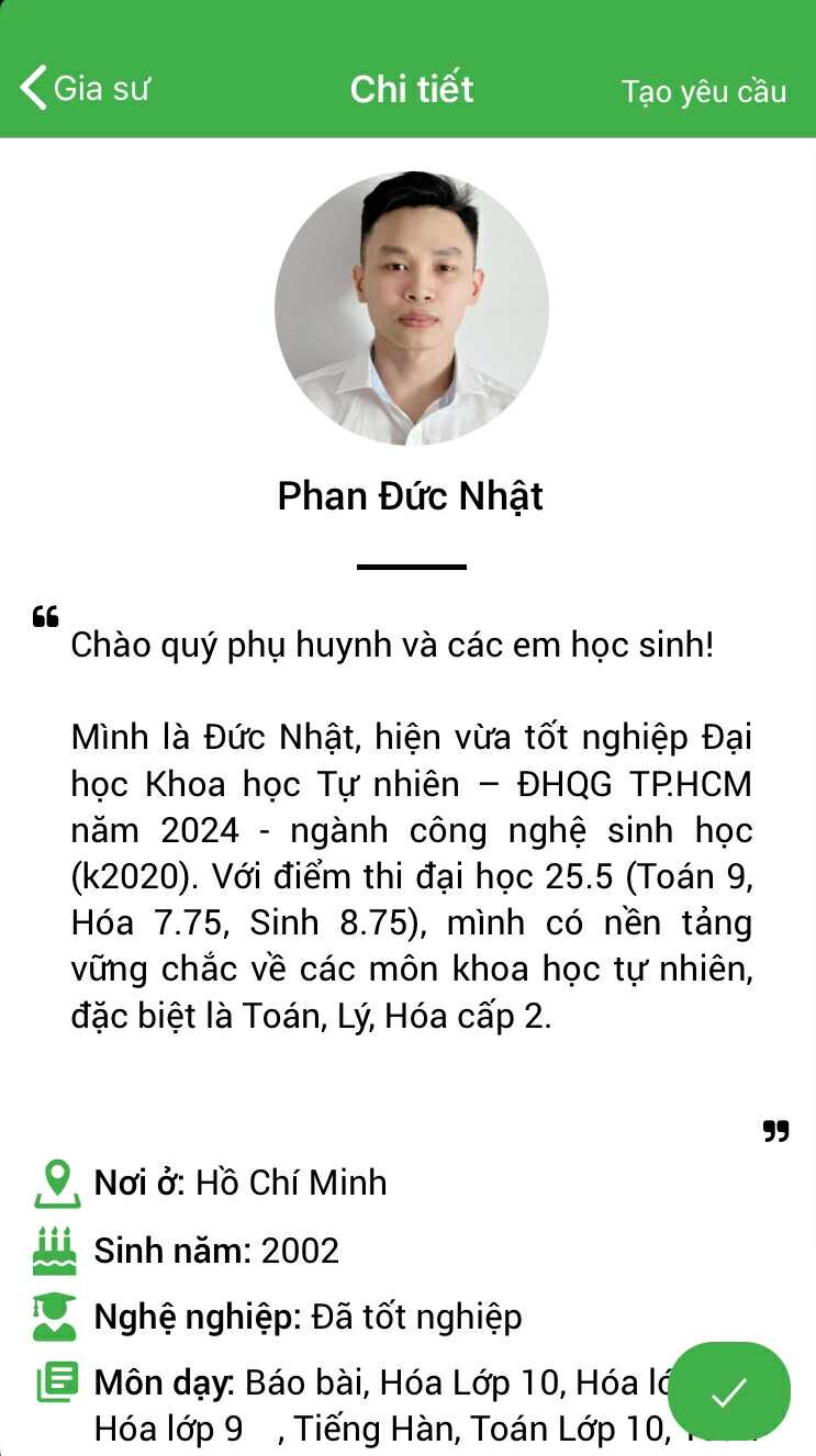 Gia sư Toán 9