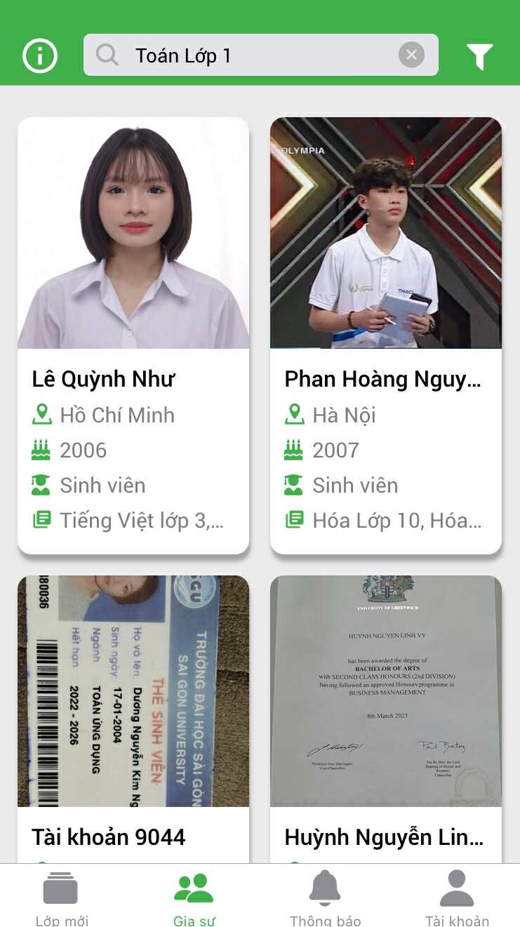 Toán lớp 1