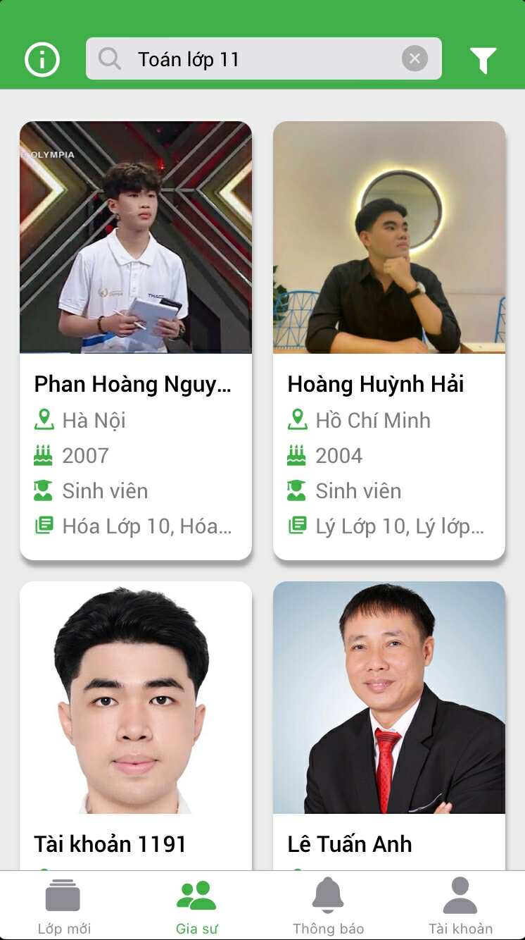 Toán lớp 11