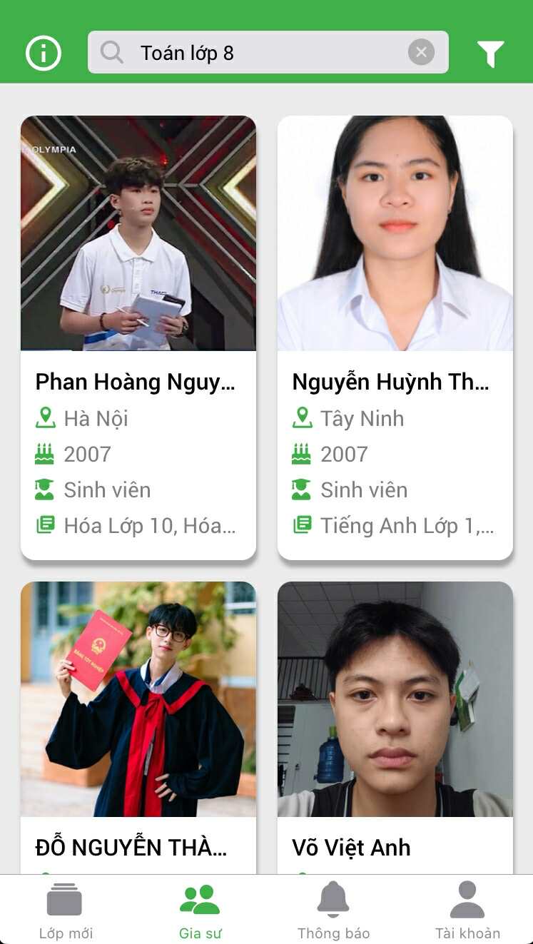 Toán lớp 8