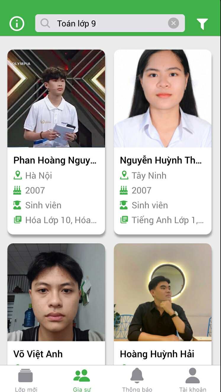 Toán lớp 9